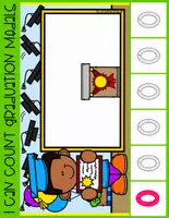 Vista previa - Unidades / Secuencias / Situaciones de Aprendizaje - I CAN COUNT Graduation medals Mat Writing Numbers - página 1
