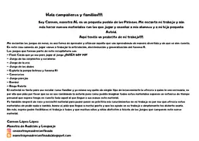 Vista previa - Unidades / Secuencias / Situaciones de Aprendizaje - JOCS DE TAULA PER TREBALLAR FONEMA R FORTA - página 1