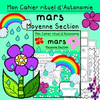 Aperçu - Feuilles d'exercices - Mon Cahier d'Autonomie MARS Moyenne Section - Page de couverture