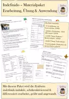Vorschau - Arbeitsblätter - Materialpaket Indefinido - induktive Erarbeitung, Übung & Anwendung - Deckblatt