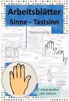Vorschau - Arbeitsblätter - Materialpaket Sinne - Tastsinn - Die Hand/ Die Haut - Seite 1