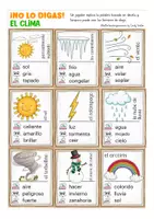 Aperçu - Jeux - FREEBIE el clima jeu Espagnol ¡No lo digas! - Page 2