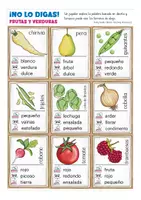 Vorschau - Spiele - frutas y verduras / la comida Spanisch No lo digas! Spiel - Seite 2