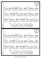 Vorschau - Arbeitsblätter - Lese-Flitzer | Buchstabe C/c | Lesetempo-Training | Druckschrift - Seite 2