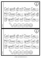 Vorschau - Arbeitsblätter - Lese-Flitzer | Buchstabe C/c | Lesetempo-Training | Druckschrift - Seite 3