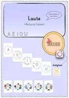 Vorschau - Arbeitsblätter - Laute - Anlaute hören (Phonologische Bewusstheit) - Deckblatt