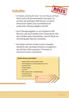 Vorschau - Unterrichtsreihen - WIRTSCHAFT: Merkheft zu den DIN Regeln + viele Übungen - Seite 1