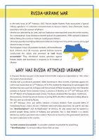 Vorschau - Stundenentwürfe - Russland-Ukraine Krieg; Russia-Ukraine War (Englisch) - Seite 1