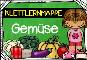 Vorschau - Stationenlernen - Gemüse - Klettlernmappe - Seite 1