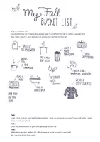 Vorschau - Arbeitsblätter - Fall Bucket List - Deckblatt