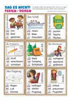 Aperçu - Jeux - Sag es nicht! Ferien / Reisen Deutsch / Allemand - Page 3