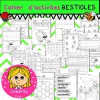 Aperçu - Feuilles d'exercices - Cahier d'activités BESTIOLES - Page de couverture