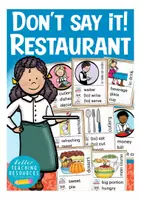 Vorschau - Spiele - at the restaurant Don't say it Spiel Englisch - Deckblatt