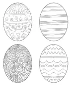 Vorschau - Mal- und Bastelvorlagen - 3D-Mandala: Ostern - Seite 3