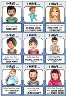 Vorschau - Spiele - DESCRIBING PEOPLE - I have ... who has ...? - Seite 3