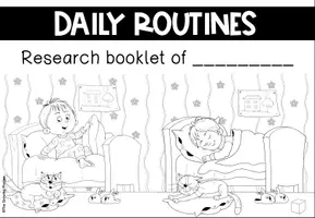 Vorschau - Arbeitsblätter - Englisch - Der Tagesablauf - 9 Arbeitsblätter (daily routines - 9 worksheets) - Seite 3