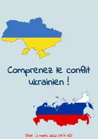 Aperçu - Feuilles d'exercices - Comprenez le conflit ukrainien! Guerre en Ukraine (paquet matériel - paquet d'économies) - Page de couverture