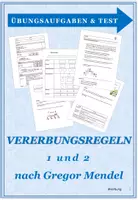 Vorschau - Arbeitsblätter - Biologie: Vererbungsregeln Mendel 1 und 2 - Deckblatt