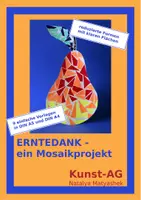 Vorschau - Mal- und Bastelvorlagen - Erntedank - ein Papiermosaik für Klein und Groß - Deckblatt