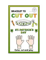 Vista previa - Manualidades / Dibujos para colorear - BRACELET TO CUT ST PATRICKS MANILLAS SAN PATRICIO - Portada