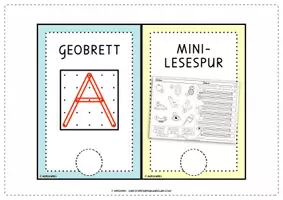 Vorschau - Stationenlernen - Buchstabenweg | Stationsschilder | kostenlos - Seite 3