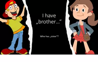 Vorschau - Spiele - Vocabulary game "family" - Deckblatt