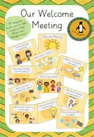 Vorschau - Bildkarten - Bildkarten für das Welcome Meeting in Englisch - Deckblatt