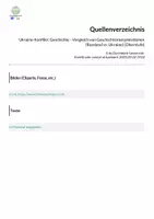Vorschau - Arbeitsblätter - Ukraine-Konflikt: Geschichte - Vergleich von Geschichtsinterpretationen (Russland vs. Ukraine) (Oberstufe) - Seite 2