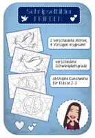 Vorschau - Mal- und Bastelvorlagen - Mosaikbild Schnipselbild Frieden Taube Peace Ukraine - Deckblatt