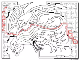 Vorschau - Arbeitsblätter - Drachenlabyrinth - Seite 3
