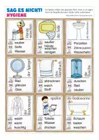 Aperçu - Jeux - Hygiene Deutsch / Allemand DAZ Spiel Sag es nicht! - Page 2