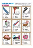 Aperçu - Jeux - Hygiene Deutsch / Allemand DAZ Spiel Sag es nicht! - Page 3