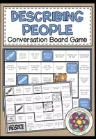 Vorschau - Spiele - DESCRIBING PEOPLE - Conversation Board Game - Deckblatt