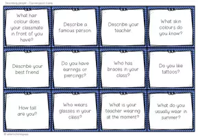 Vorschau - Spiele - DESCRIBING PEOPLE - Conversation Cards - Seite 2