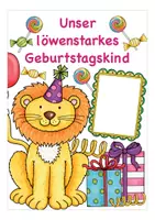 Vorschau - Arbeitsblätter - Unser löwenstarkes Geburtstagskind - Aufsteller / Poster und Namenskärtchen zum Geburtstag - Seite 2