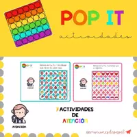 Vista previa - Juegos / Gamificación - Actividades Pop it atención - Portada