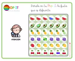 Vista previa - Juegos / Gamificación - Actividades Pop it atención - página 3
