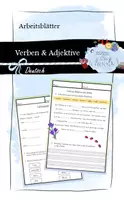 Vorschau - Arbeitsblätter - Adjektive und Verben - Frühling - Arbeitsblätter - Deckblatt