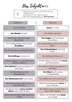 Vorschau - Arbeitsblätter - Satzglieder - differenzierte Tandembögen (Subjekt) - Seite 2