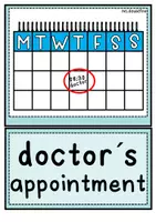 Vorschau - Poster - At the doctors | Tafelkarten | Bildkarten | hospital - Seite 1