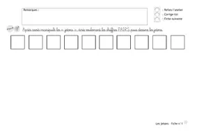 Aperçu - Feuilles d'exercices - MONTESSORI / les jetons : livret d'exercices - Page 2