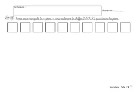 Aperçu - Feuilles d'exercices - MONTESSORI / les jetons : livret d'exercices - Page 3