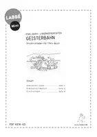 Vorschau - Mal- und Bastelvorlagen - Mini-Buch - Liniengeschichten - Geisterbahn - Seite 1