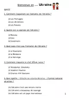 Aperçu - Feuilles d'exercices - Tour du monde : visite de l'Ukraine - Page 3
