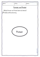 Vorschau - Unterrichtsreihen - Arbeitsblätter Protest I Philosophieren mit Kindern Religionsunterricht Krieg Frieden Ungerechtigkeit - Seite 3