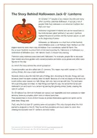 Vorschau - Arbeitsblätter - The Story Behind Halloween Jack-O’-Lanterns - A Halloween Themed EFL / ESL Lesson Plan - Seite 1