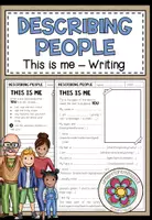 Vorschau - Arbeitsblätter - DESCRIBING PEOPLE - This is me (Writing) 2-fach differenziert - Deckblatt