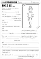 Vorschau - Arbeitsblätter - DESCRIBING PEOPLE - Writings (2-fach differenziert) - Seite 2