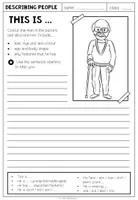 Vorschau - Arbeitsblätter - DESCRIBING PEOPLE - Writings (2-fach differenziert) - Seite 3