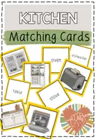 Aperçu - Jeux - Kitchen Matching Cards Game Anglais - Page de couverture
